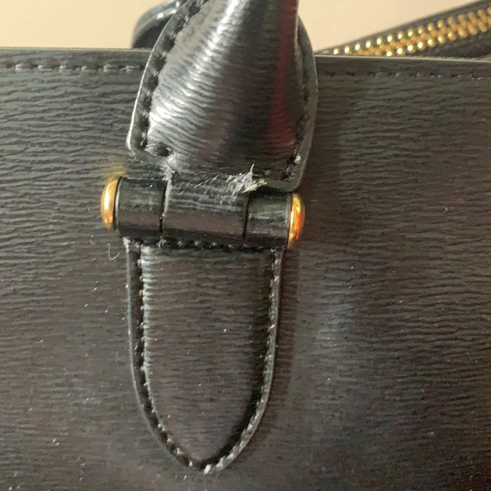 Lauren Ralph Lauren Black Laptop Work Tote Bag